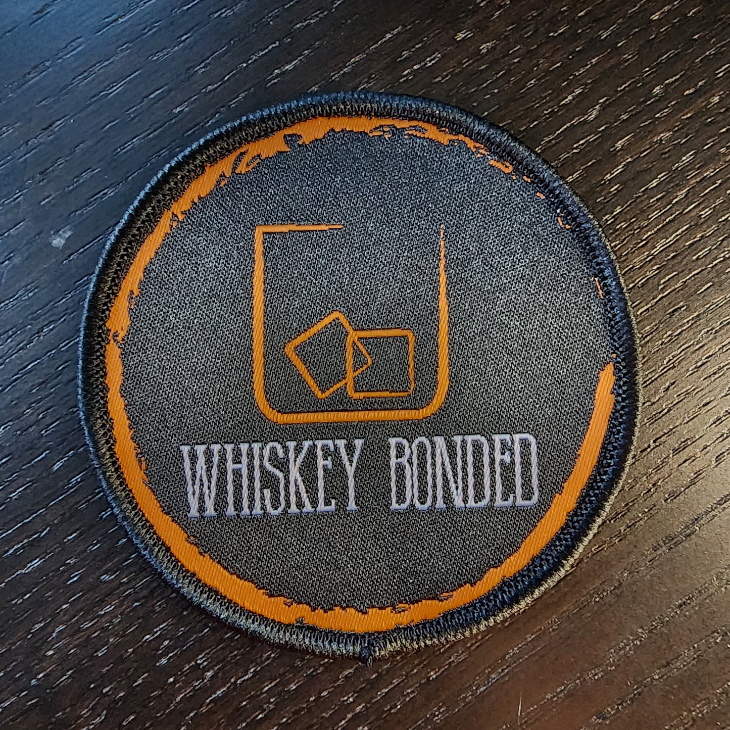 Whiskey Bonded Embroidered Patch